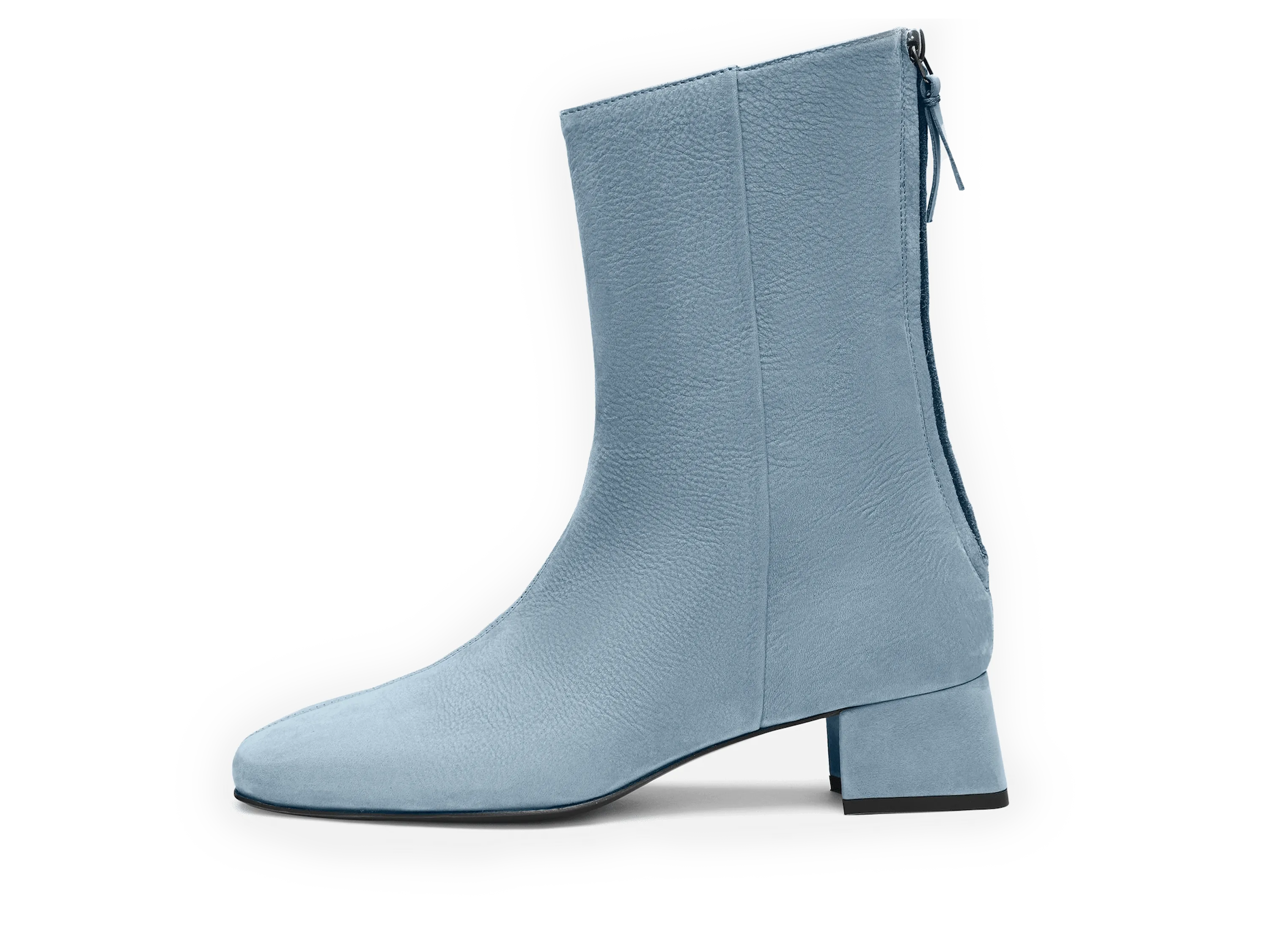 Debbie High Boots in Thunder Blue Nubuck