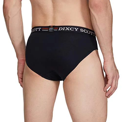 Dixcy Scott Men's Innerwear Regulart Fit Solid Brief (K1-PR47866_Denim, Deep Blue, Navy_M)(Colors and Prints May Vary)