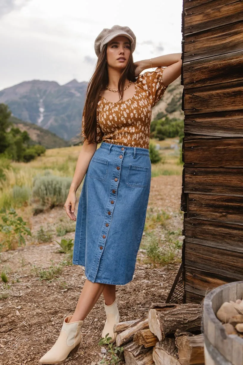 Emma Denim Skirt