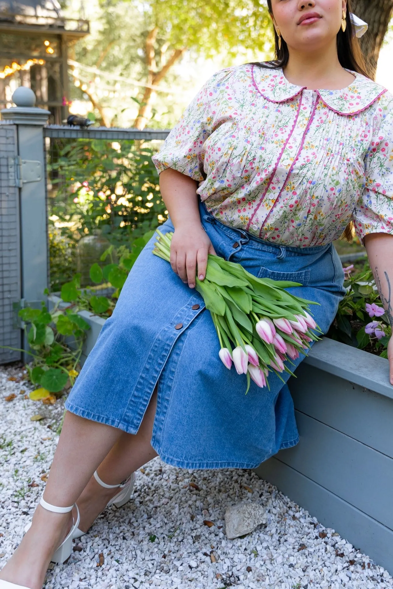 Emma Denim Skirt