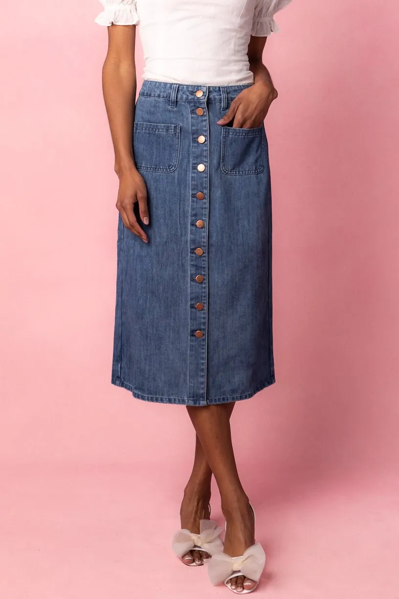 Emma Denim Skirt