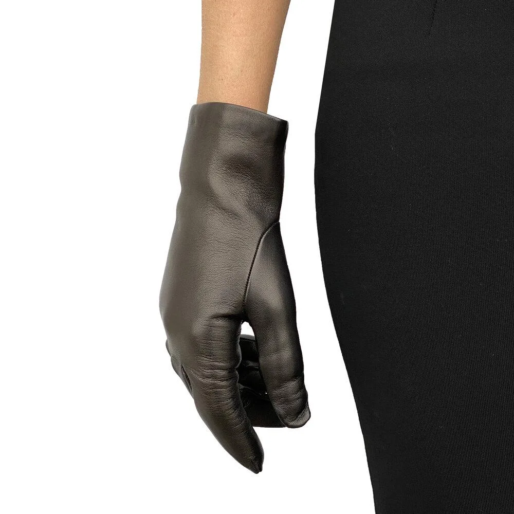 Emma - Women's Cashmere Lined Leather Gloves