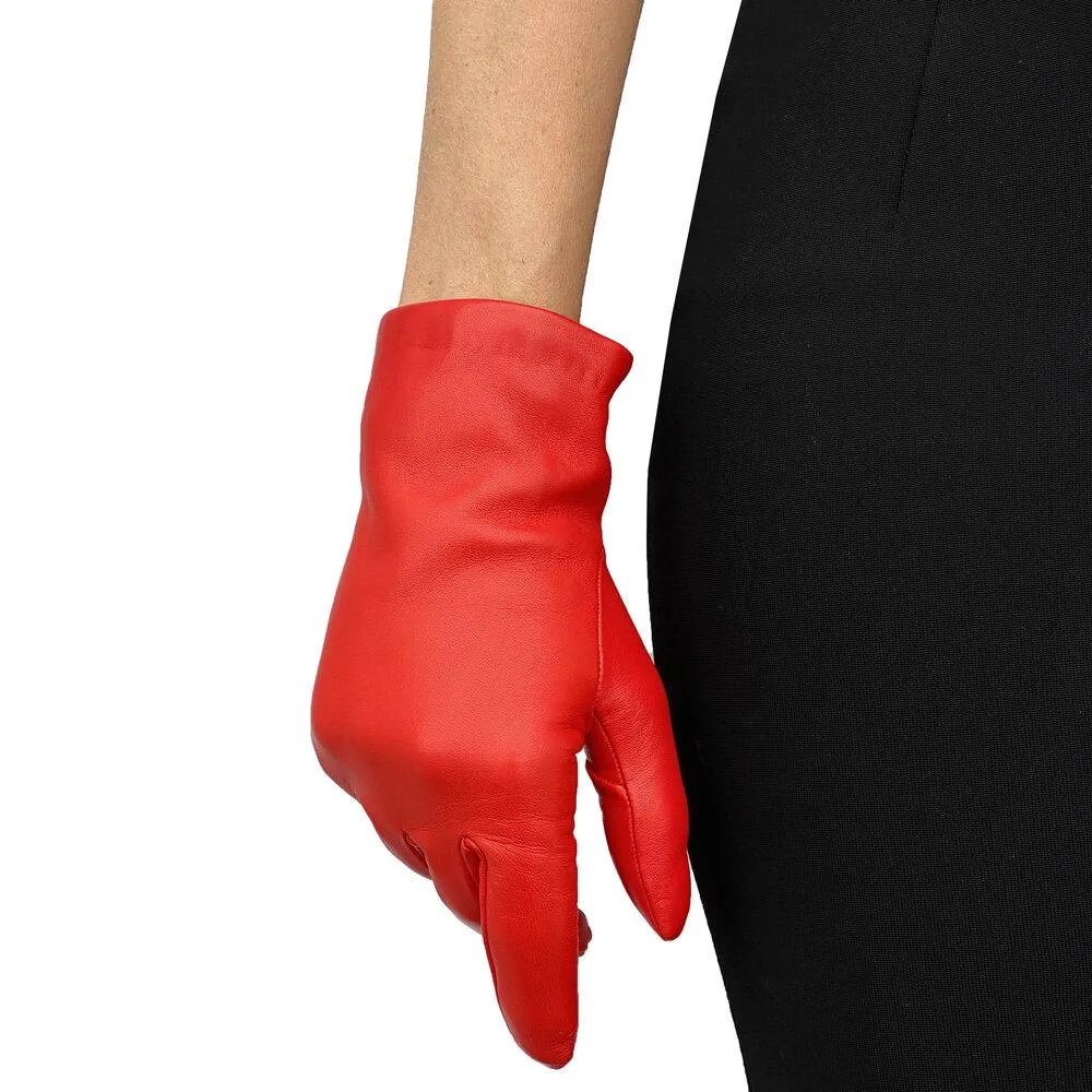 Emma - Women's Cashmere Lined Leather Gloves