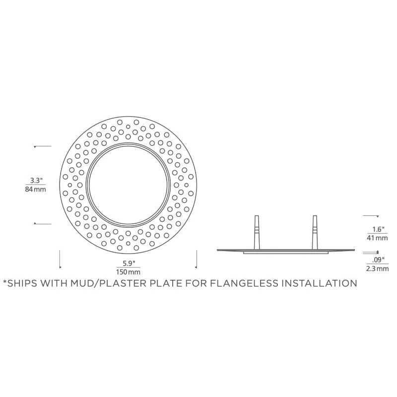 Entra EN3R 3" LED Adjustable Downlight Housing, Low Output