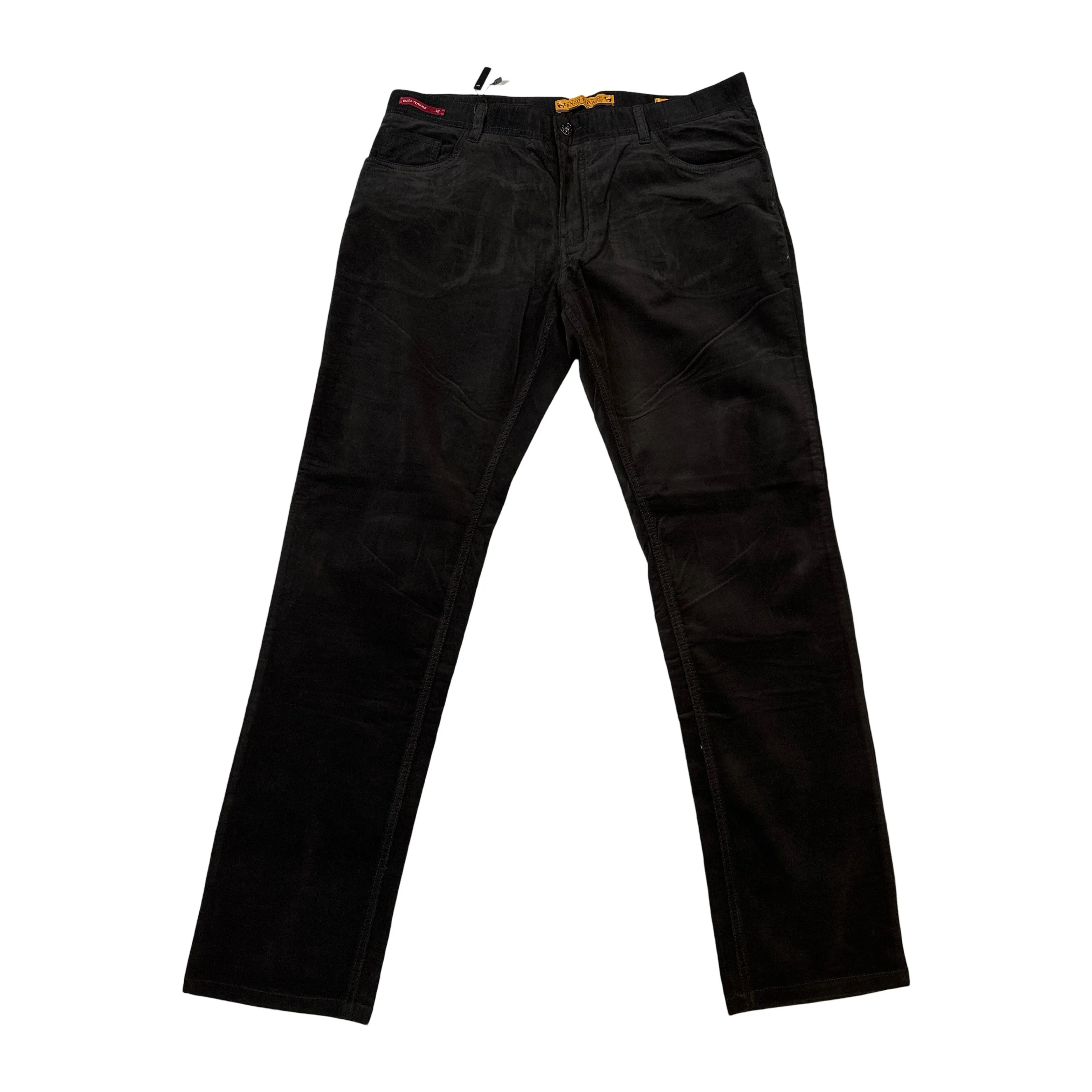 Enzo Alpha-388 Black Velour High End Pants