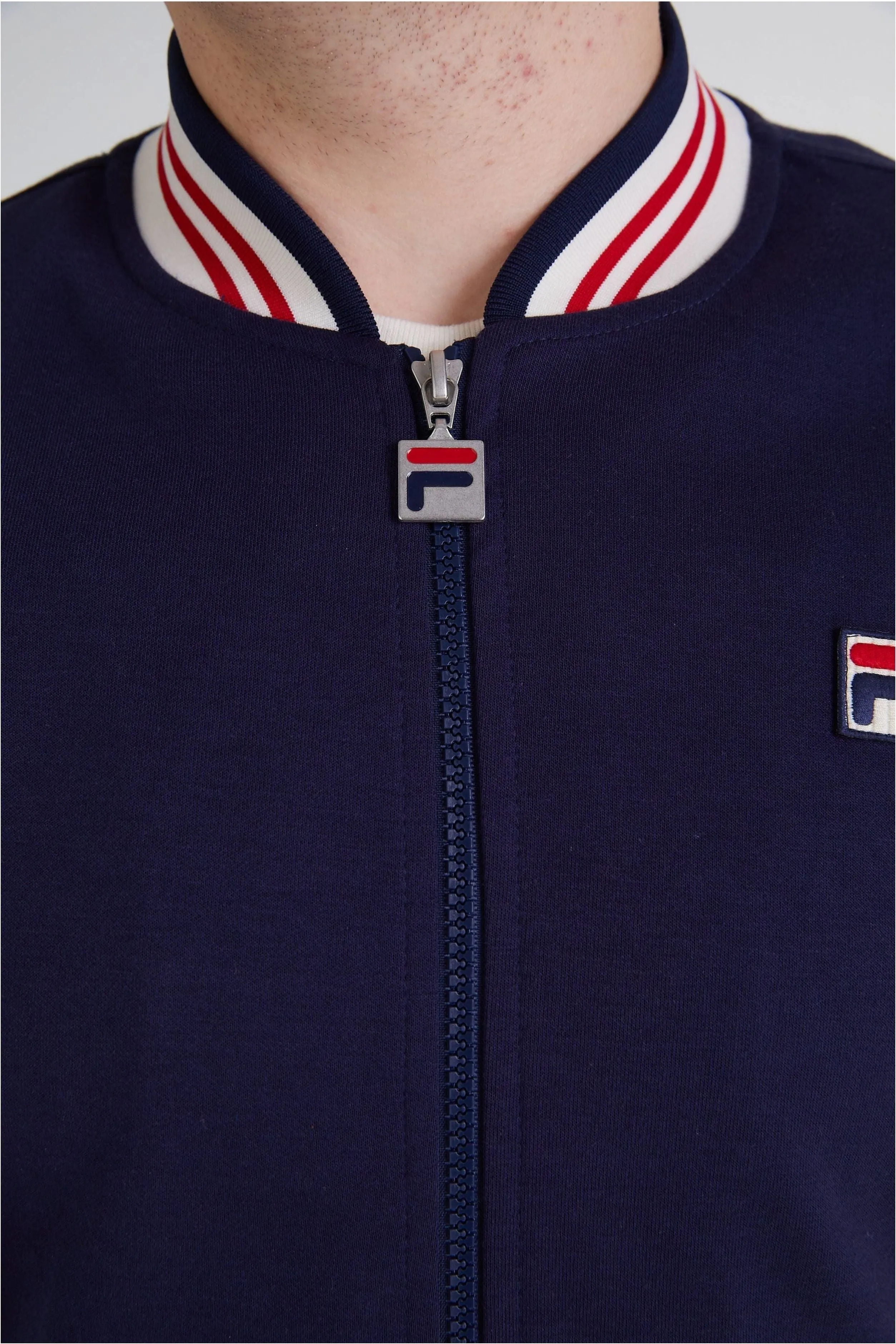 Fila Vintage - Settanta Navy / Gardenia / Chinese Red 411 - Track Top