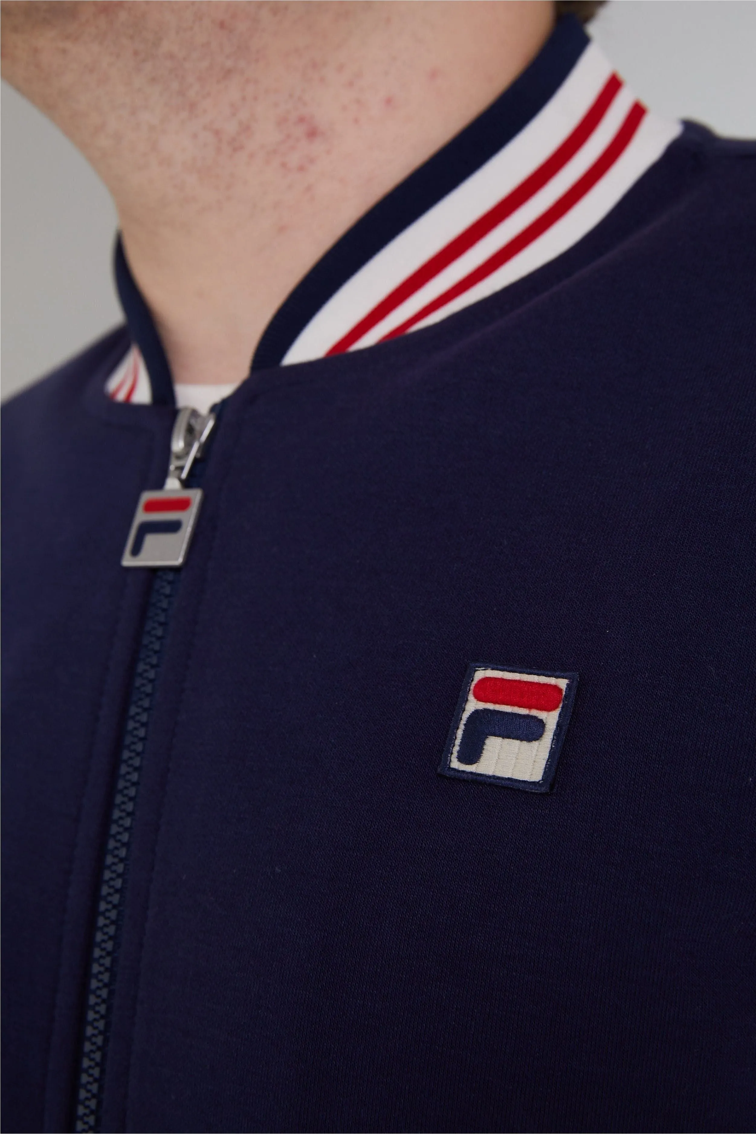 Fila Vintage - Settanta Navy / Gardenia / Chinese Red 411 - Track Top