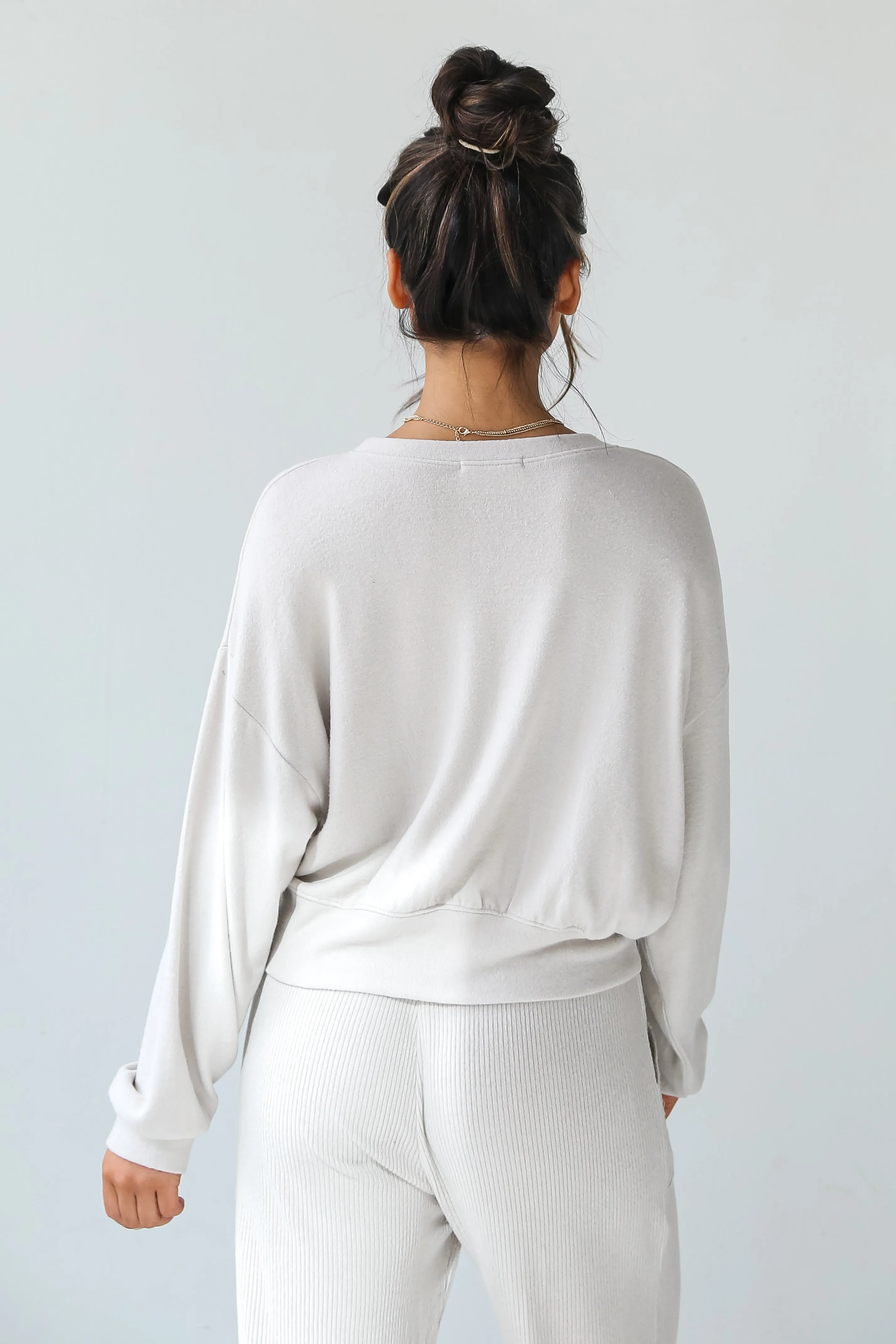 FINAL SALE - Homebody Brushed Knit Top - DOORBUSTER