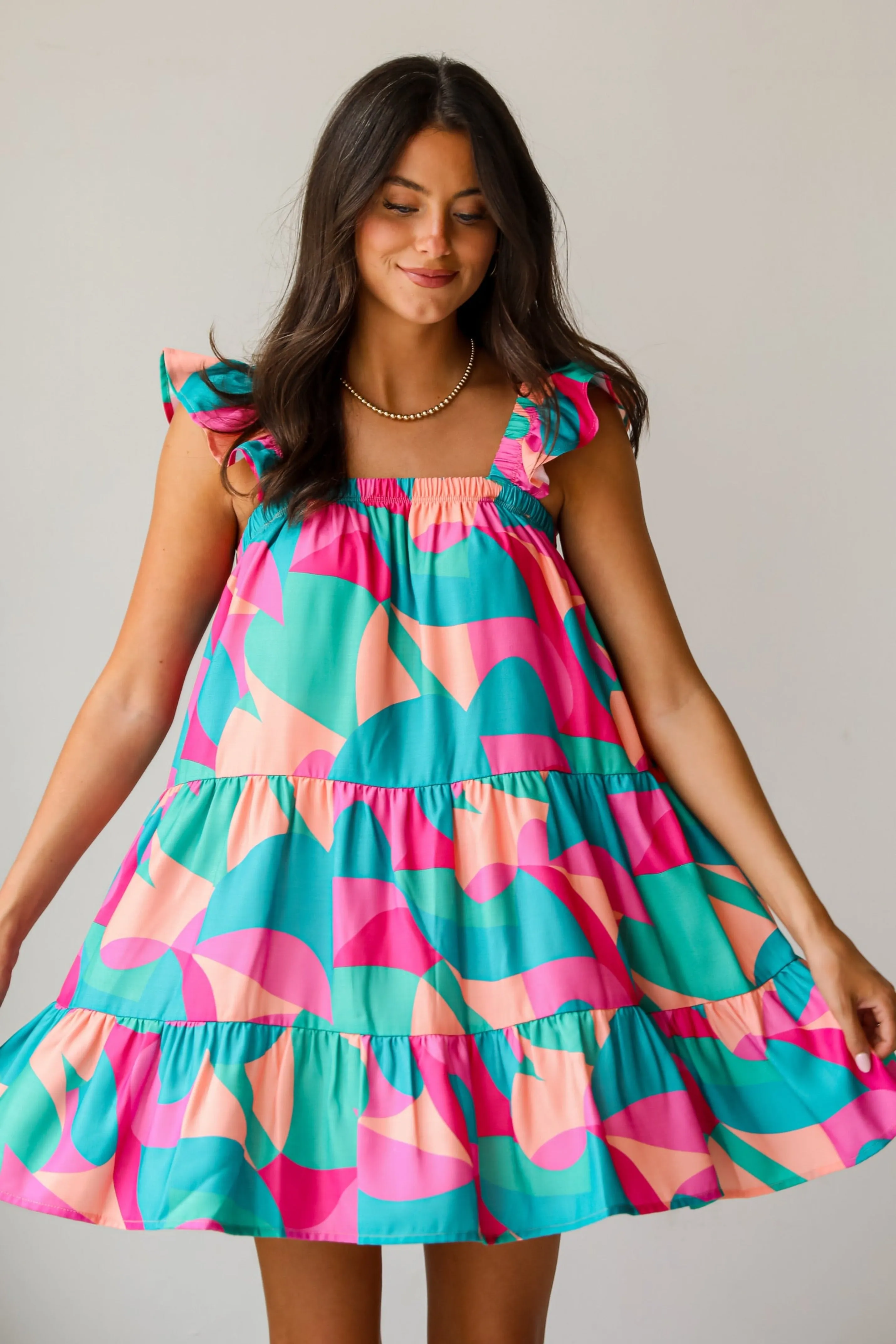 FINAL SALE - Sweet Forever Tiered Mini Dress