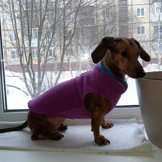 Fleece Dachshund Jacket