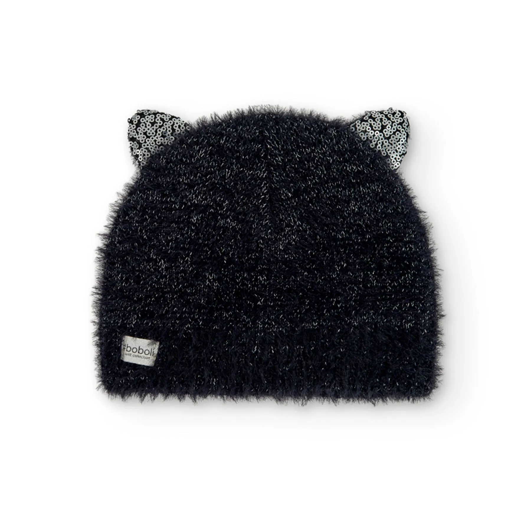 Girls Kitten Ears Knit Hat