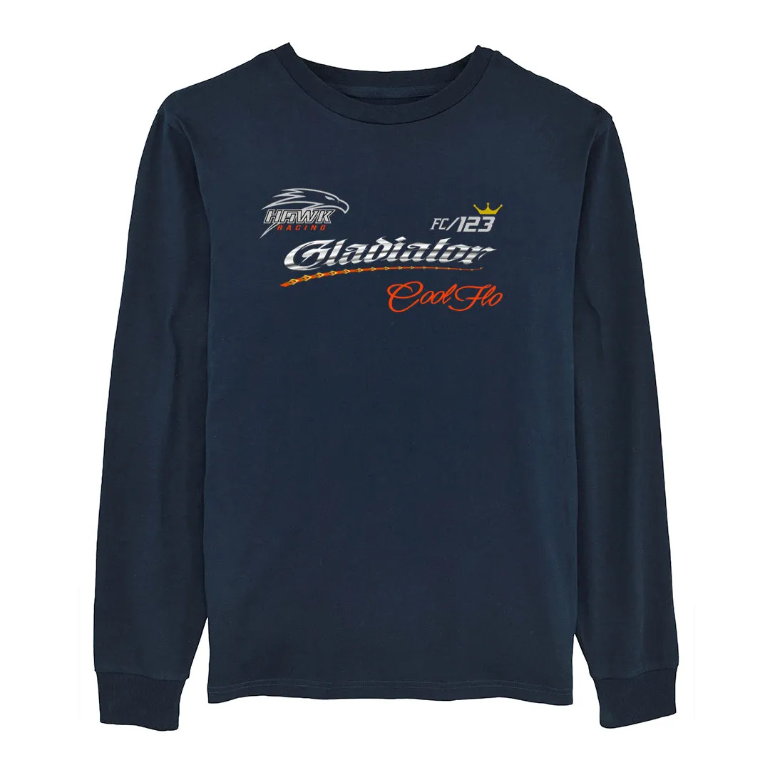 Gladiator Navy Long-Sleeve T-shirt