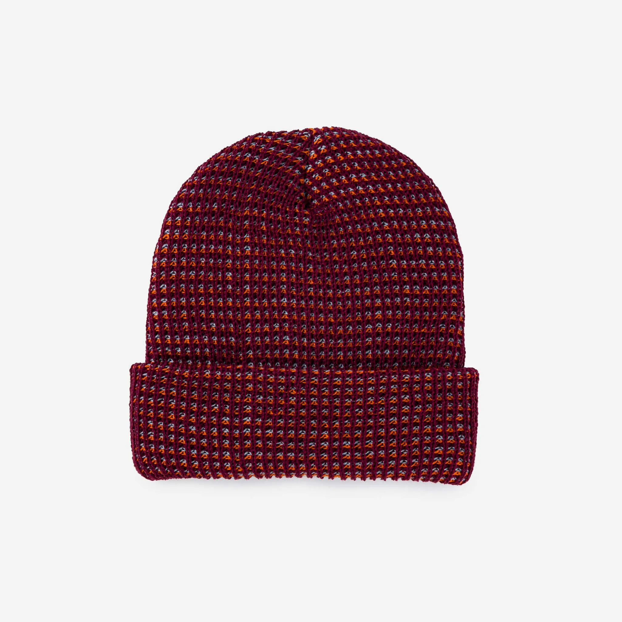 Grid Knit Beanie - Cobalt