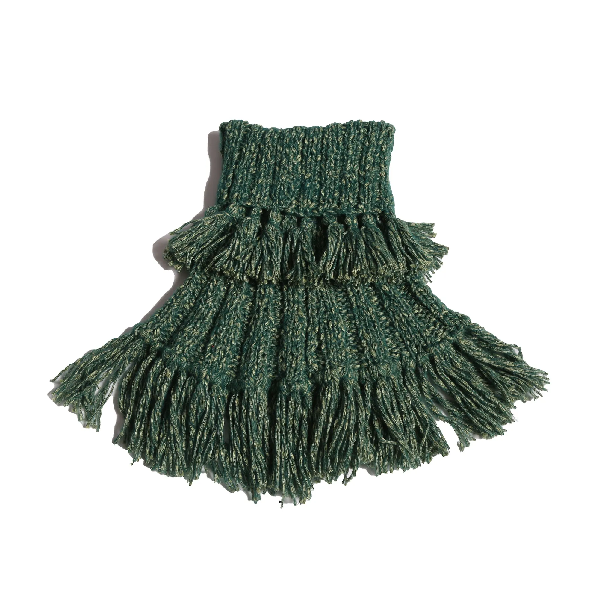 HAND KNIT FRINGE SHRUG