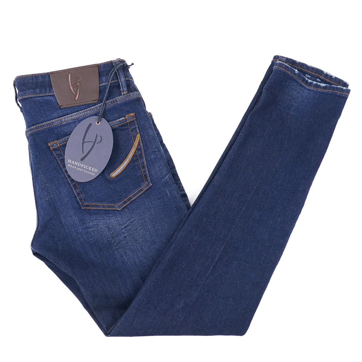 Handpicked 'Orvieto' Slim-Fit Selvedge Denim Jeans