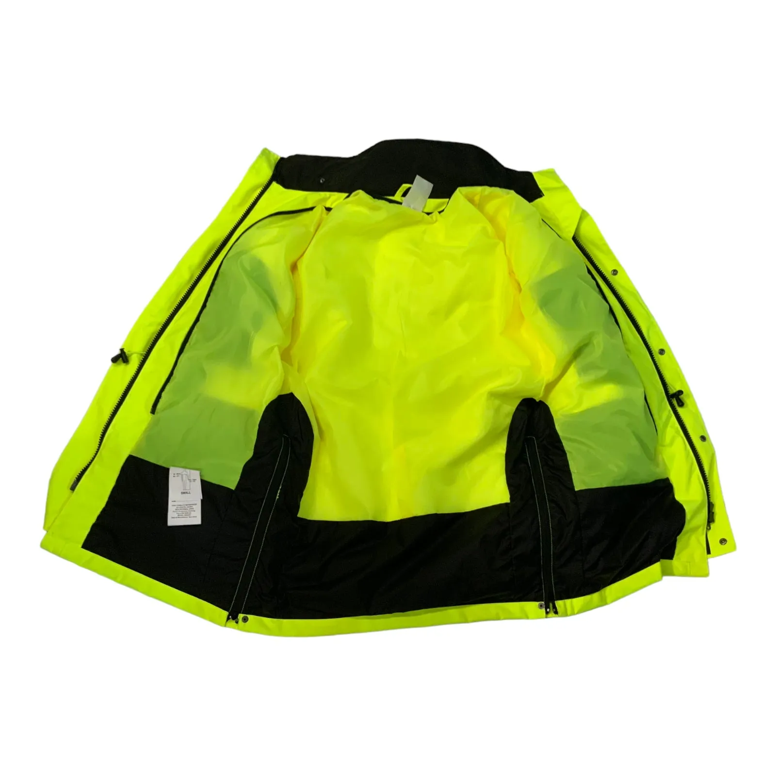 Hi Vis Jacket Waterproof Rain Coat Security Events Traffic Dog Handler HVPC19B