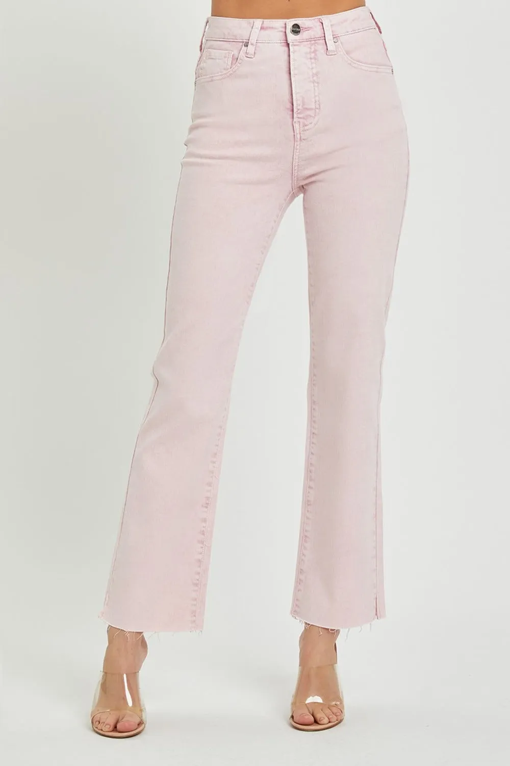 High Rise Tummy Control Straight RISEN Jeans