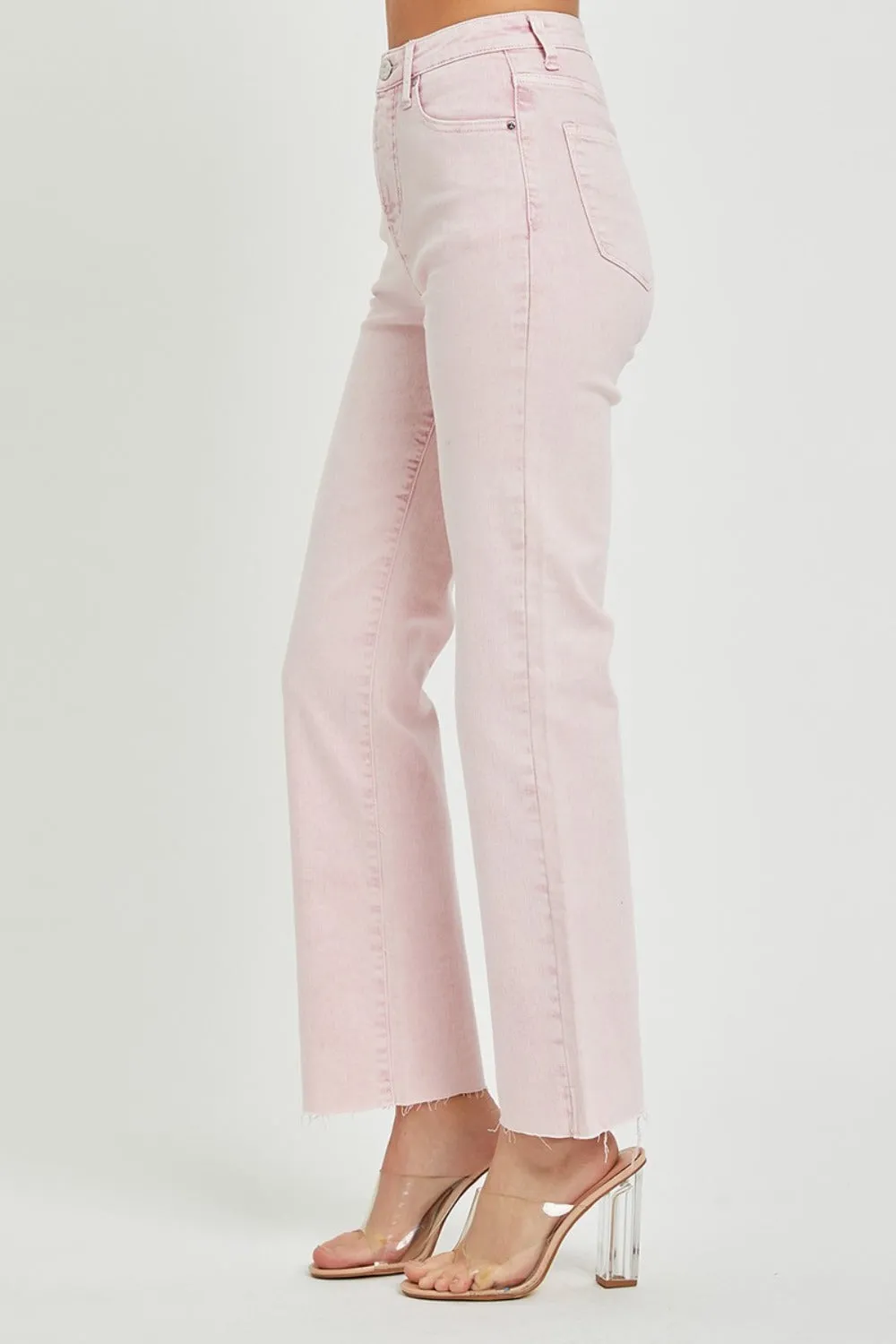 High Rise Tummy Control Straight RISEN Jeans