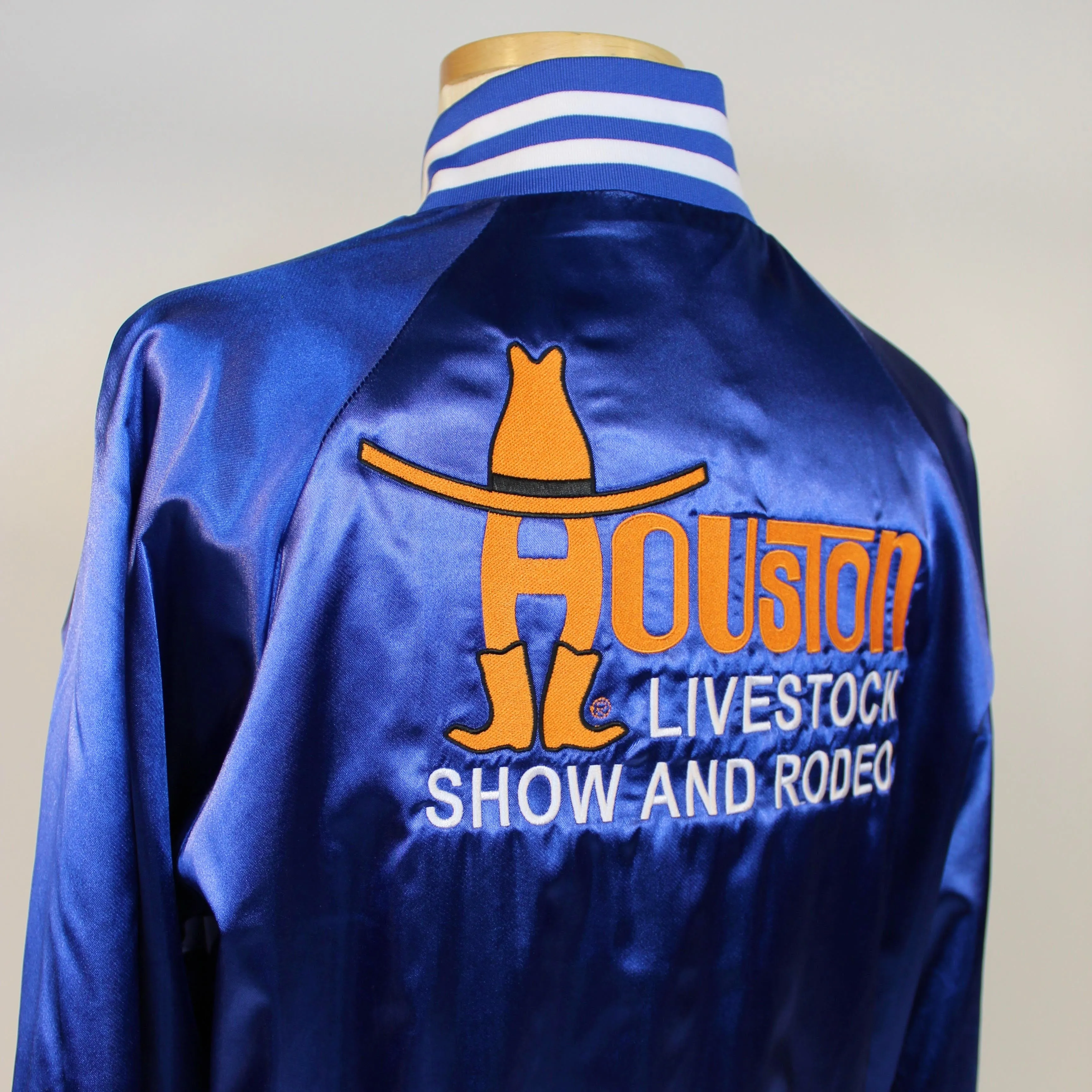 HLSR Vintage Satin Track Jacket - Blue