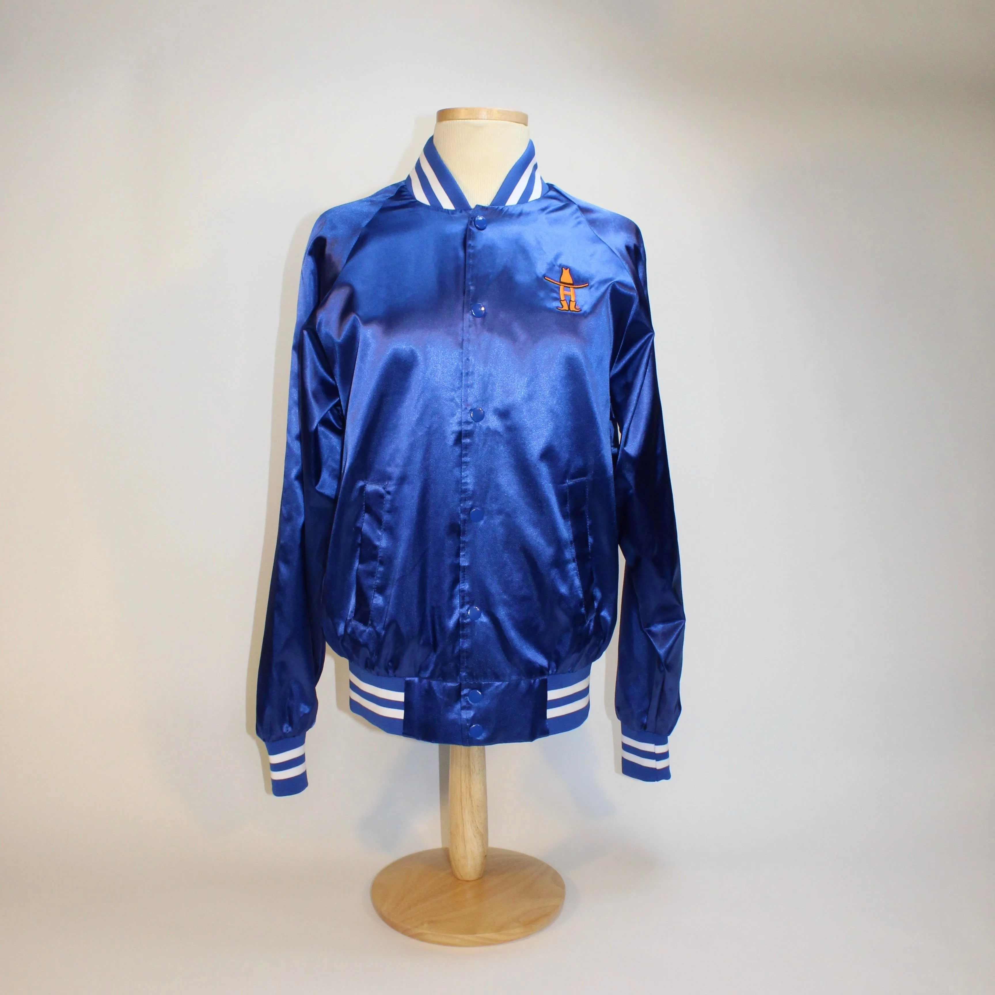 HLSR Vintage Satin Track Jacket - Blue