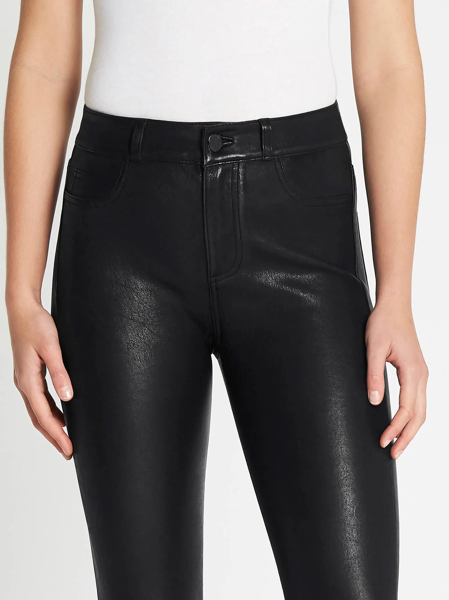 Hoxton Stretch Leather Pant