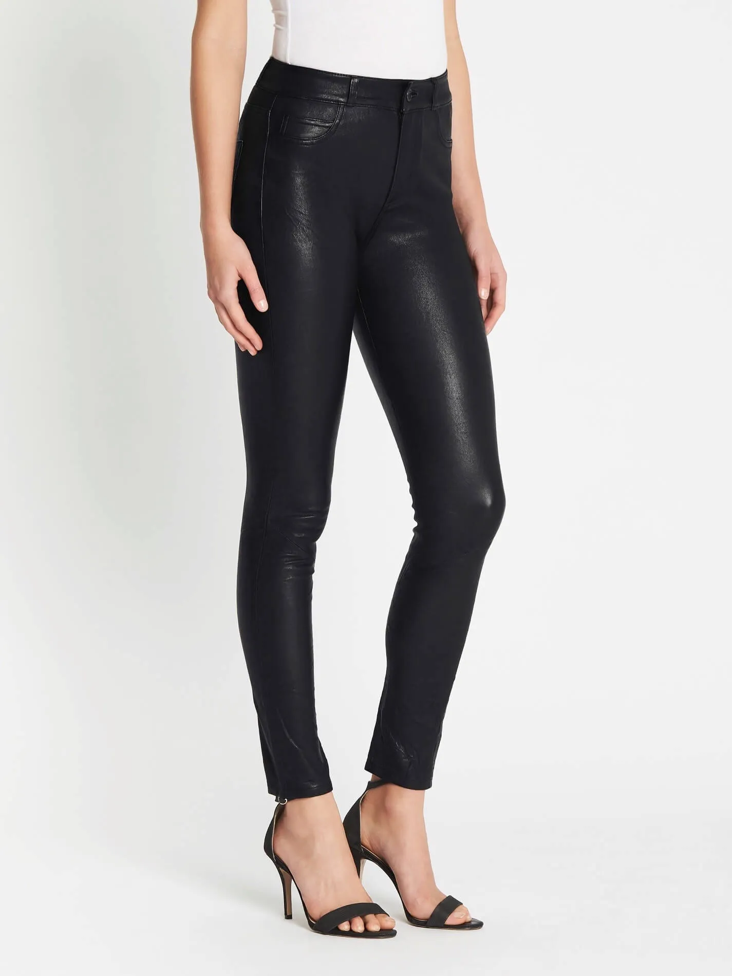 Hoxton Stretch Leather Pant