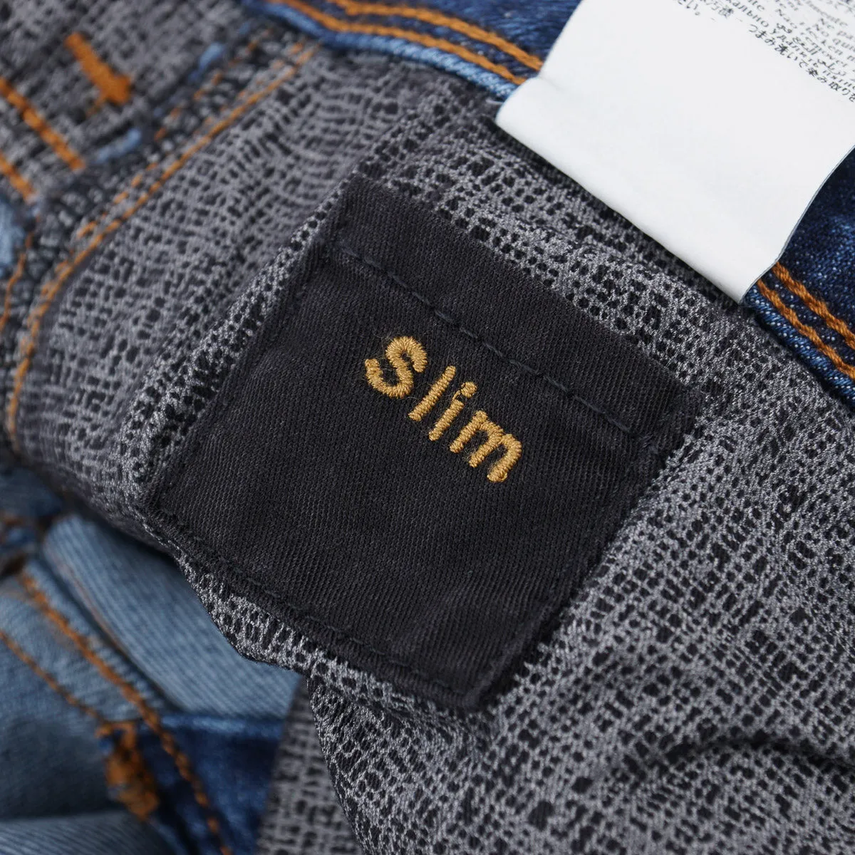 Incotex Slim-Fit Rinsed Blue Denim Jeans