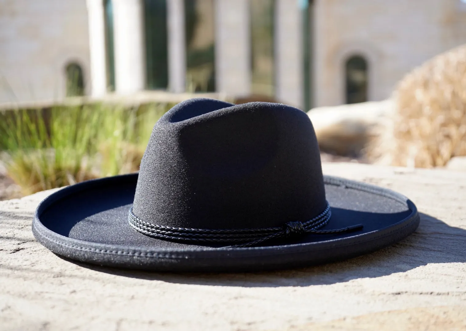 Jackson Pencil Brim Fedora - Black