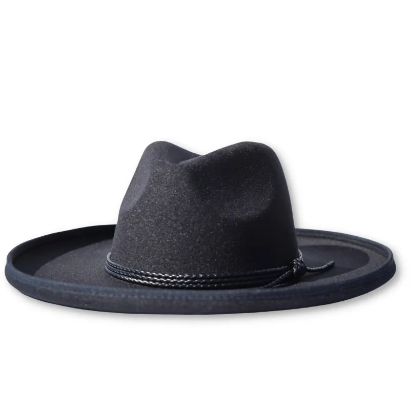 Jackson Pencil Brim Fedora - Black