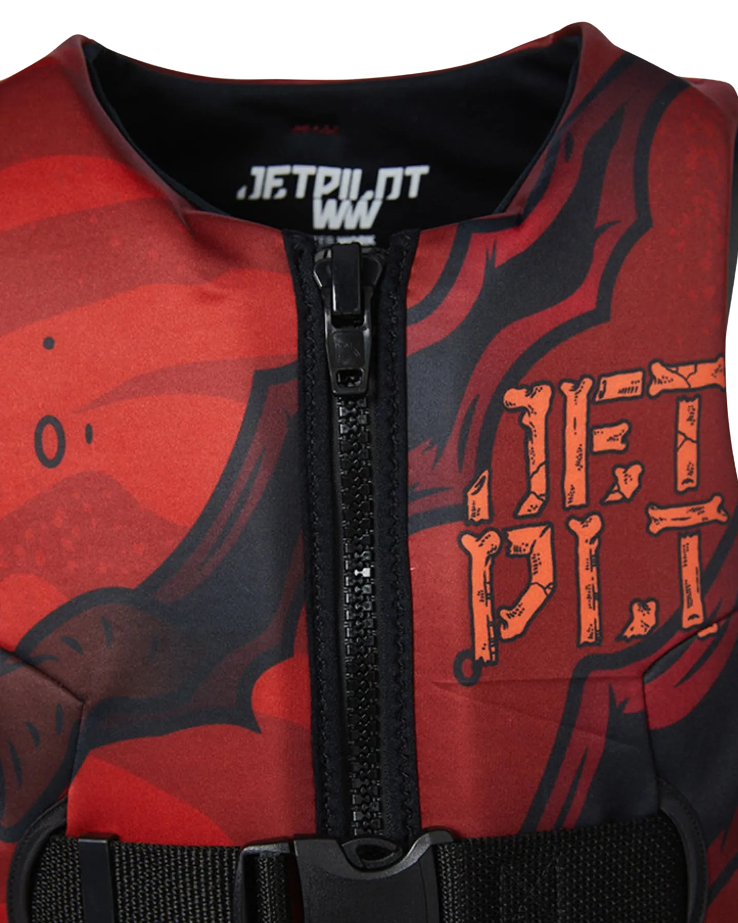 Jetpilot Boys Rex Youth Cause Neo Vest - Red - 2024