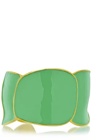 KENNETH JAY LANE QUINN Mint Enamel Cuff