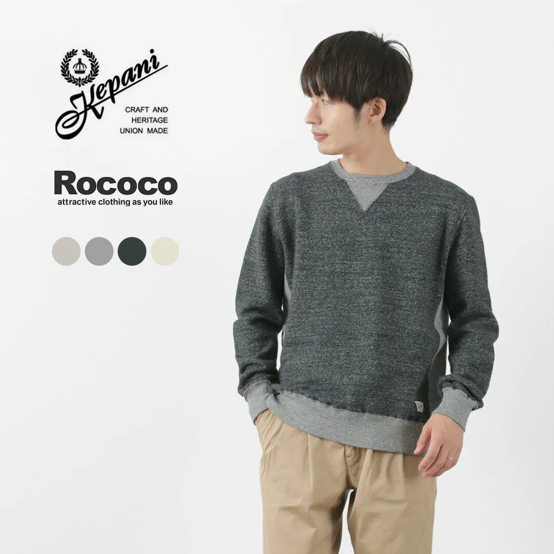 KEPANI / Crew Neck Set-In Sleeve Sweatshirt