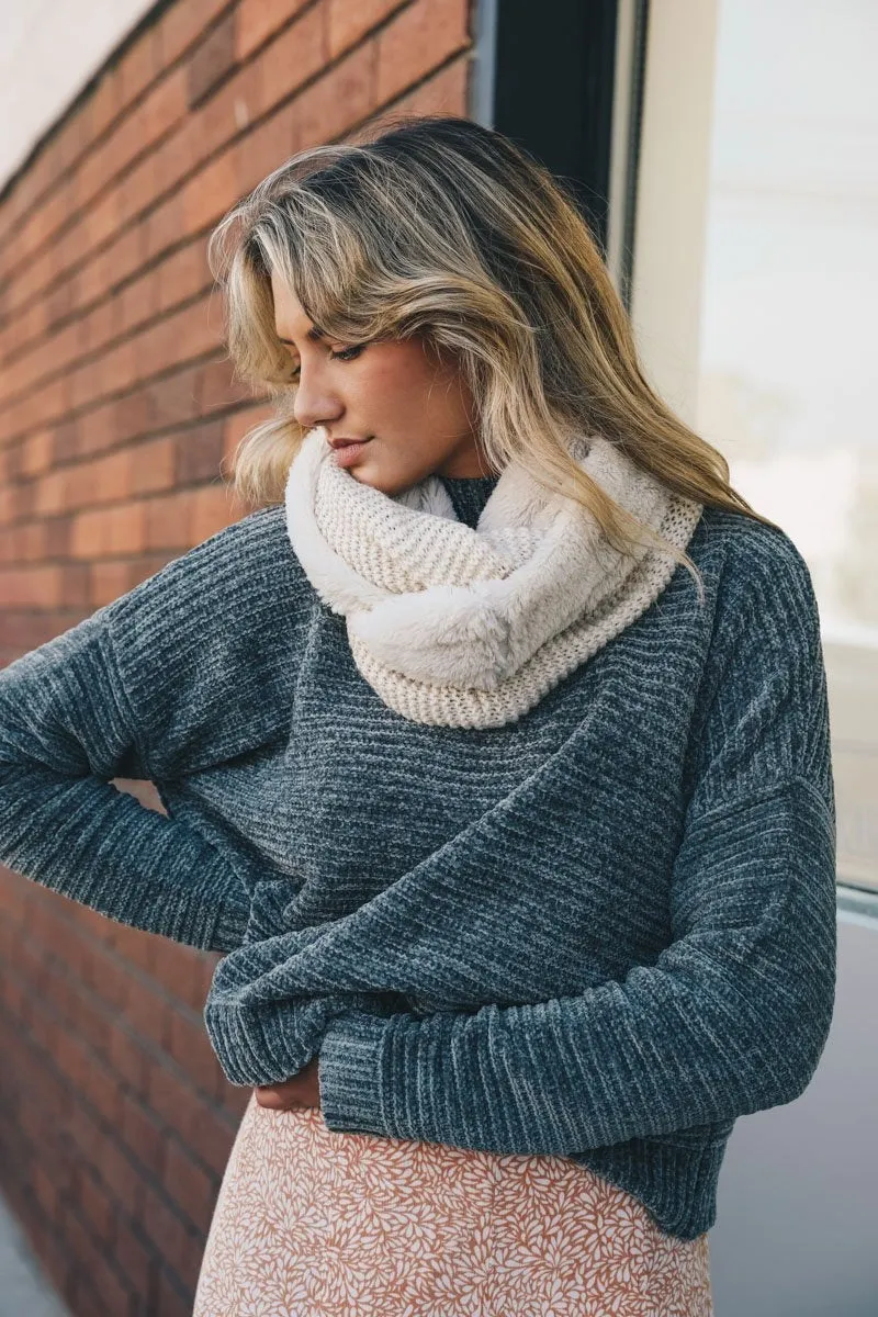 Knit Infinity Scarf