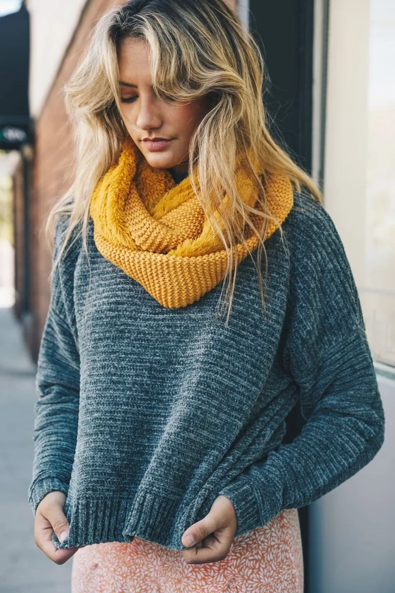 Knit Infinity Scarf