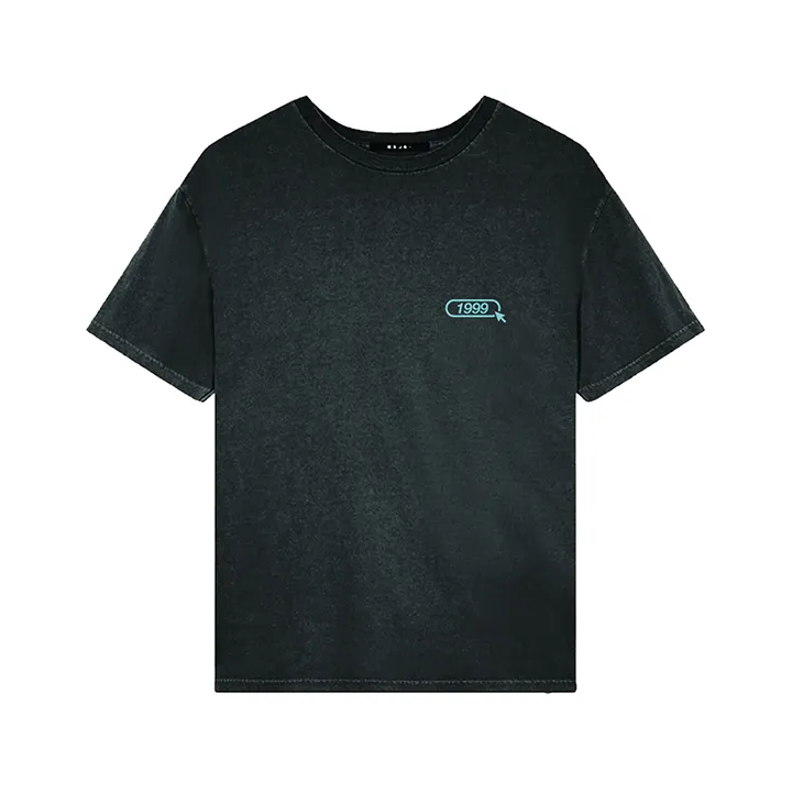 Konnect Biggie SS Tee Fad (Black) - KMSP23TE044001