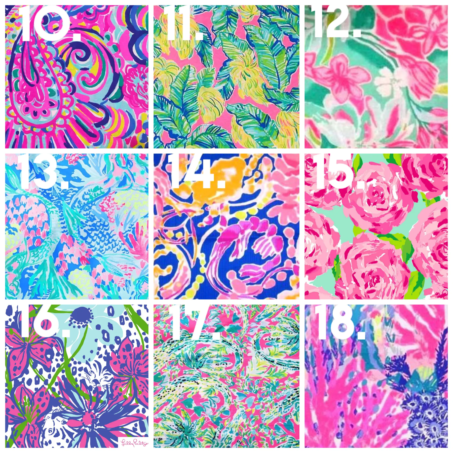 Lilly Pulitzer Monogrammed Charles River Quartzip