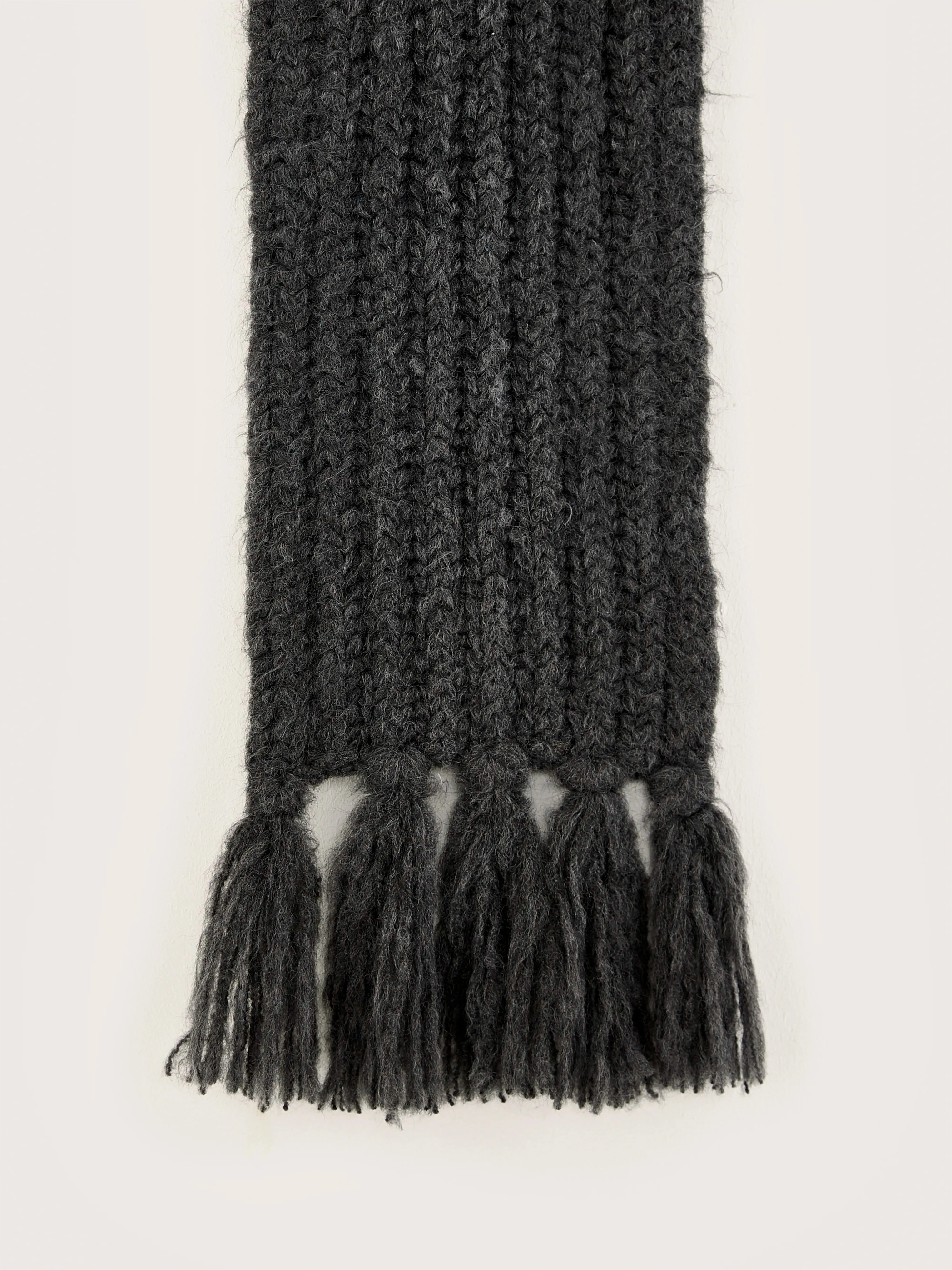 Lioko ribbed scarf (242 / M / MID GREY)