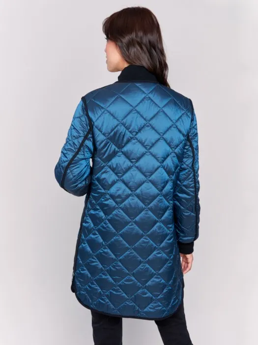 Long Quilted Puffer Jacket