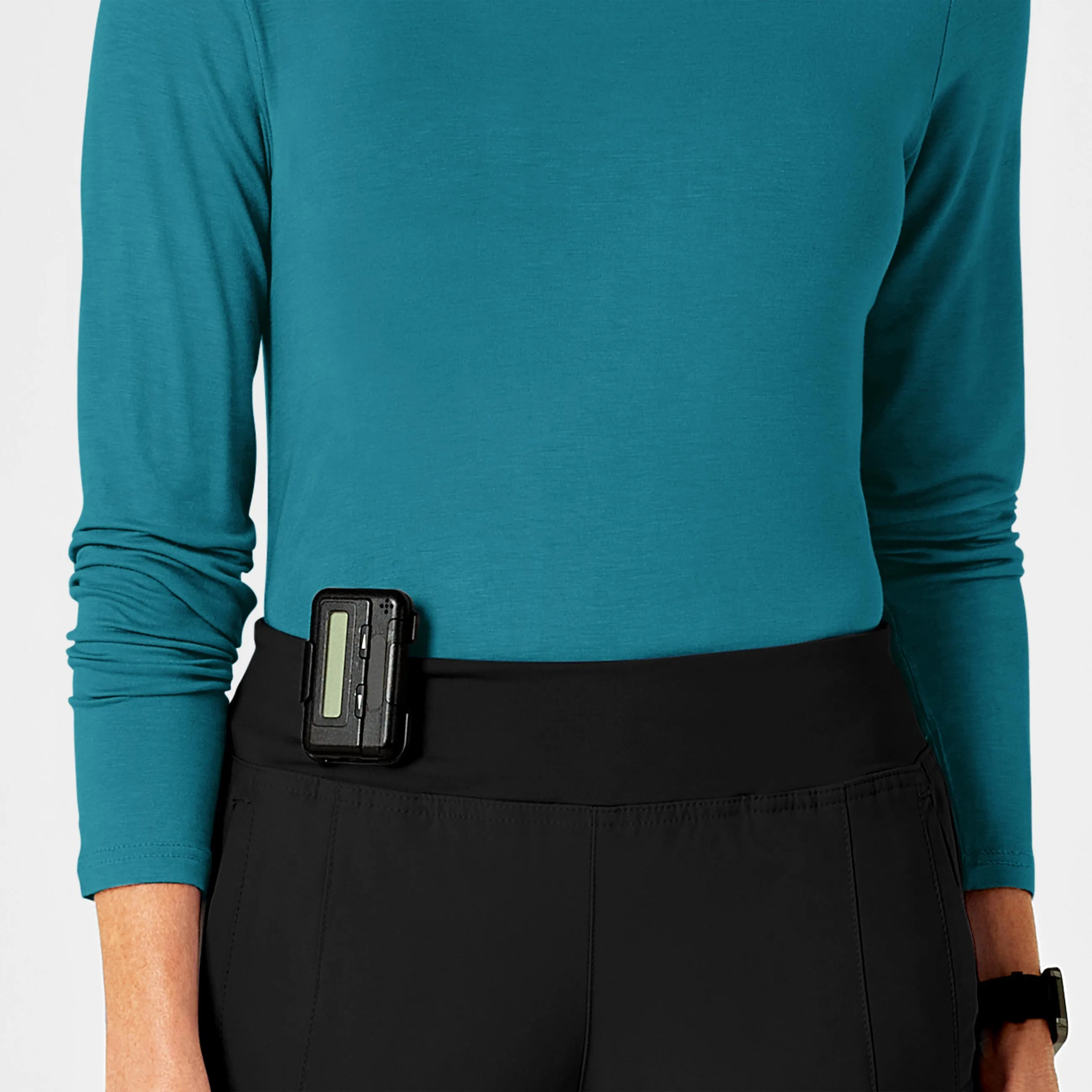 Long Sleeve Silky Tee - Bay Blue