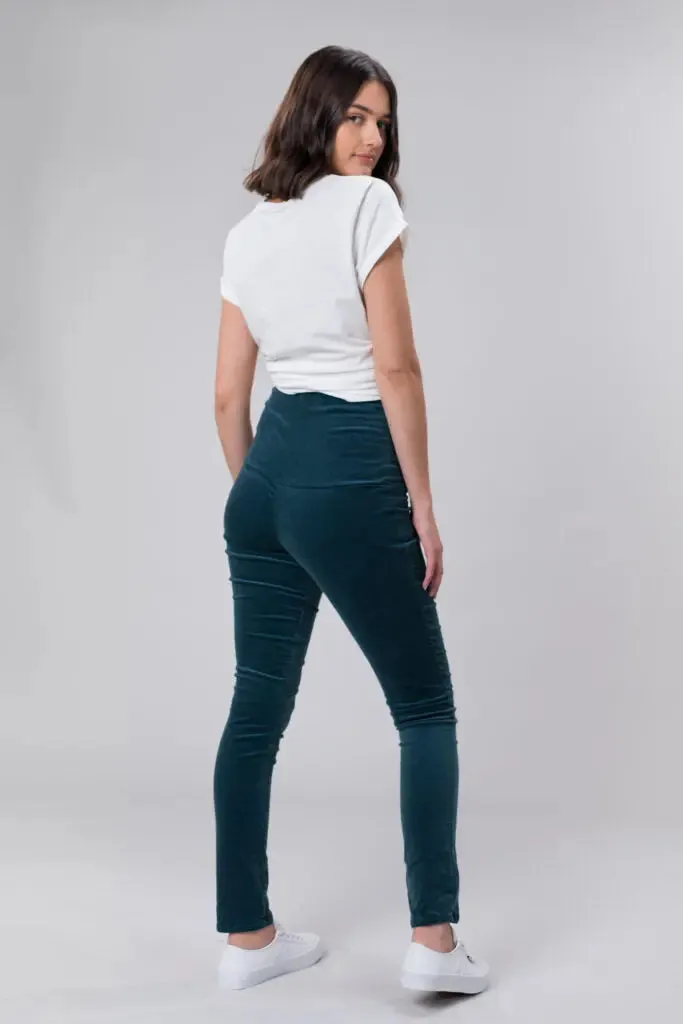 Magic straight pant in foraged ocean by Wilga Clothing