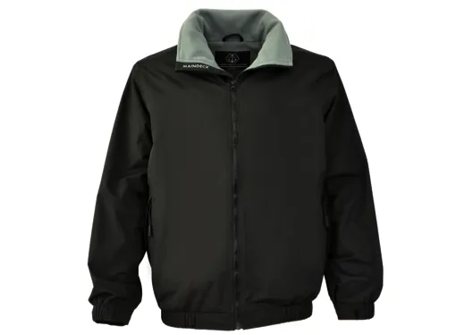 Maindeck Crew Jacket Black with Grey Fleece