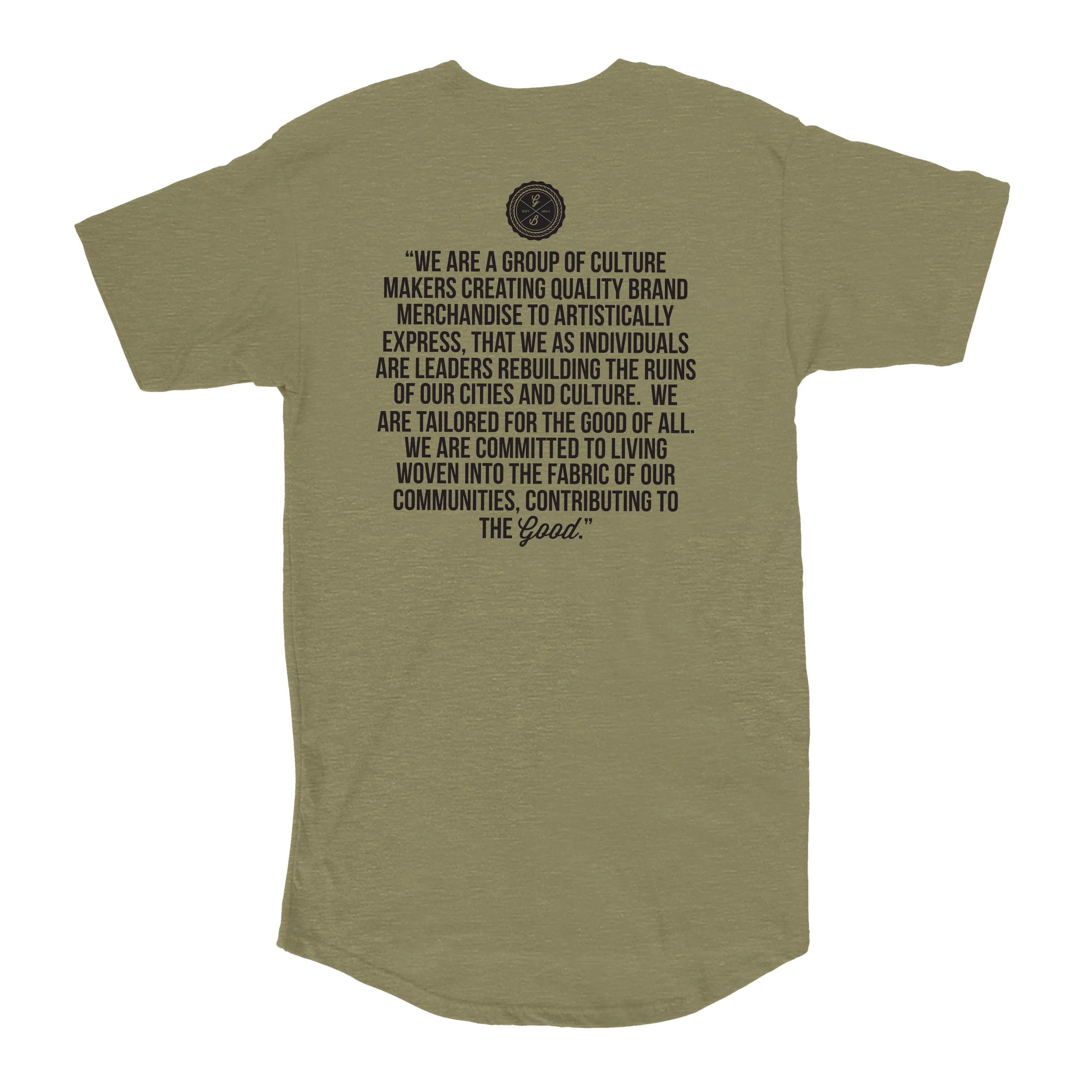 Make Good Culture Tee - Olive