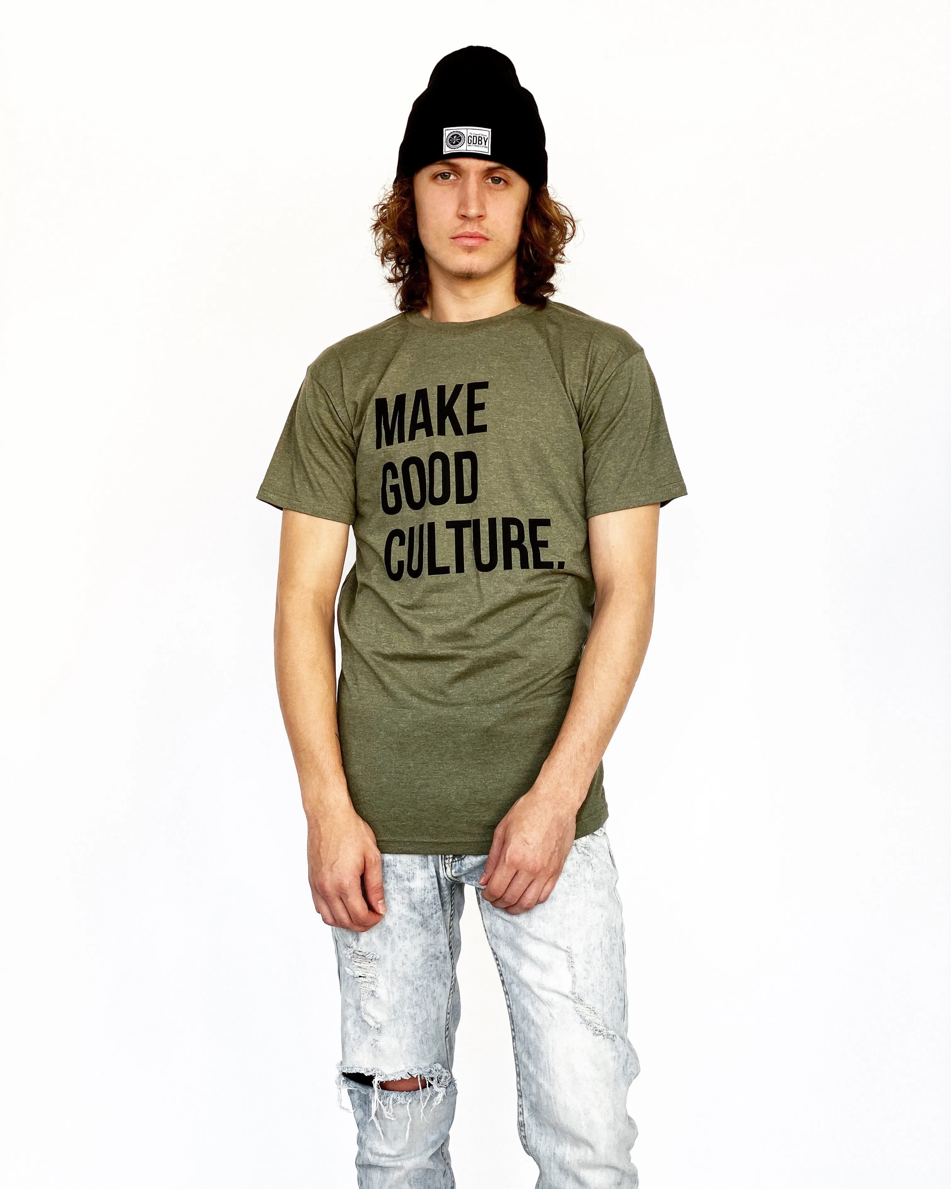 Make Good Culture Tee - Olive