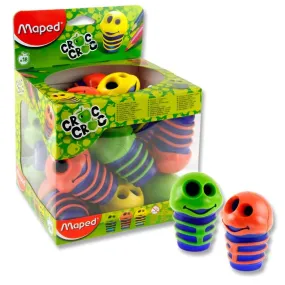 Maped Croc Croc Caterpillar Pencil Sharpener 2 Holes