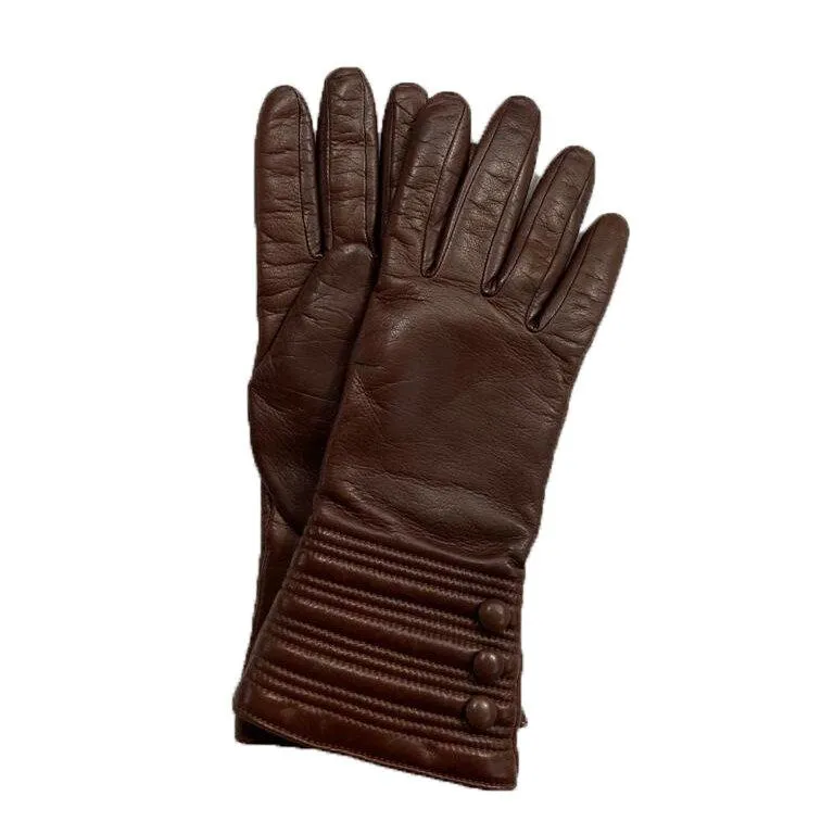 Marianne - Women's Cashmere Lined Leather Gloves