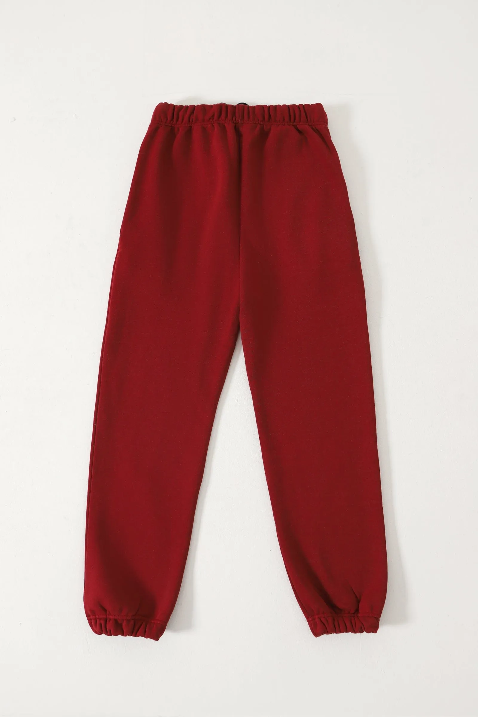 MAROON LOGO TROUSERS