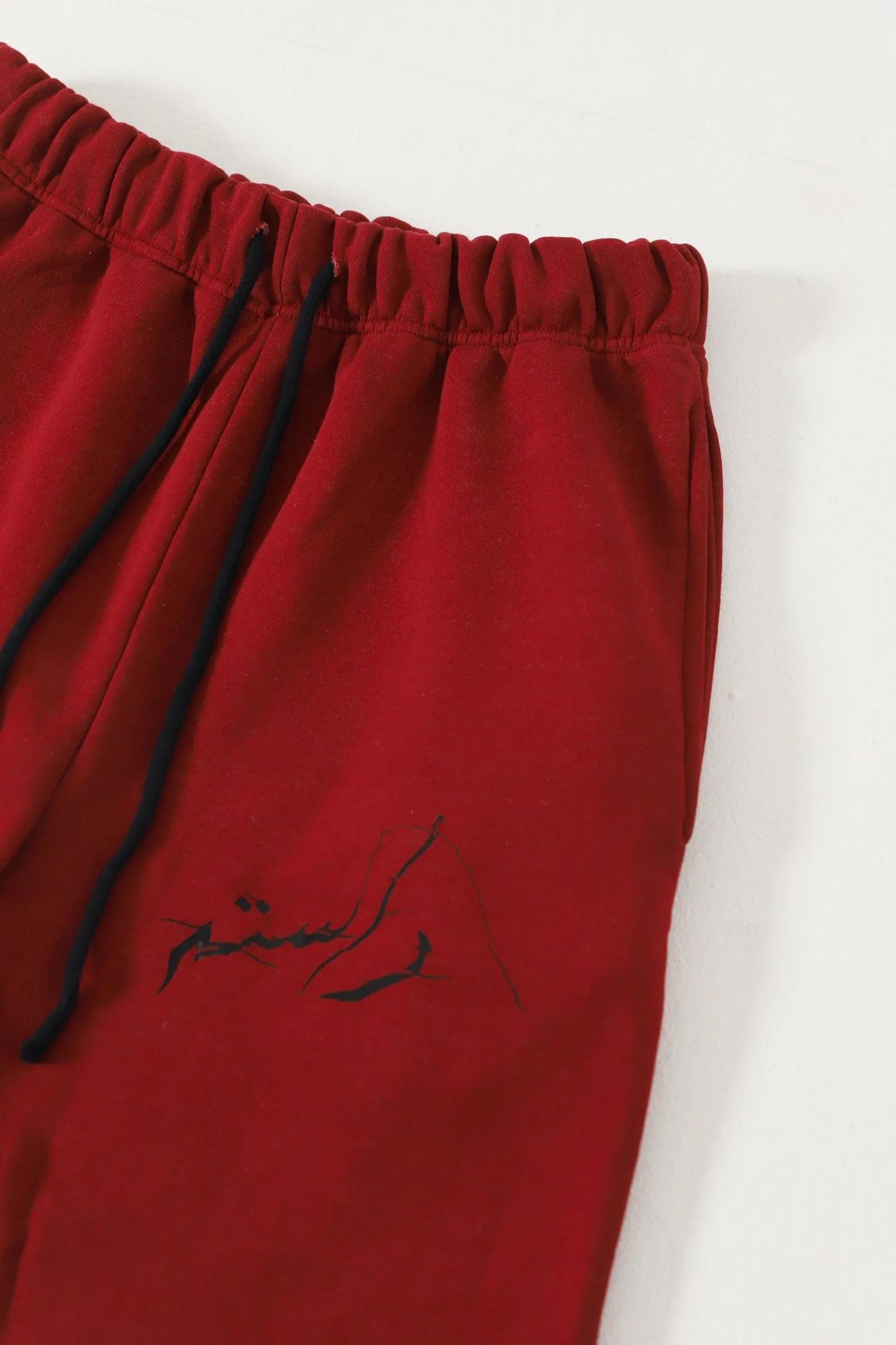 MAROON LOGO TROUSERS