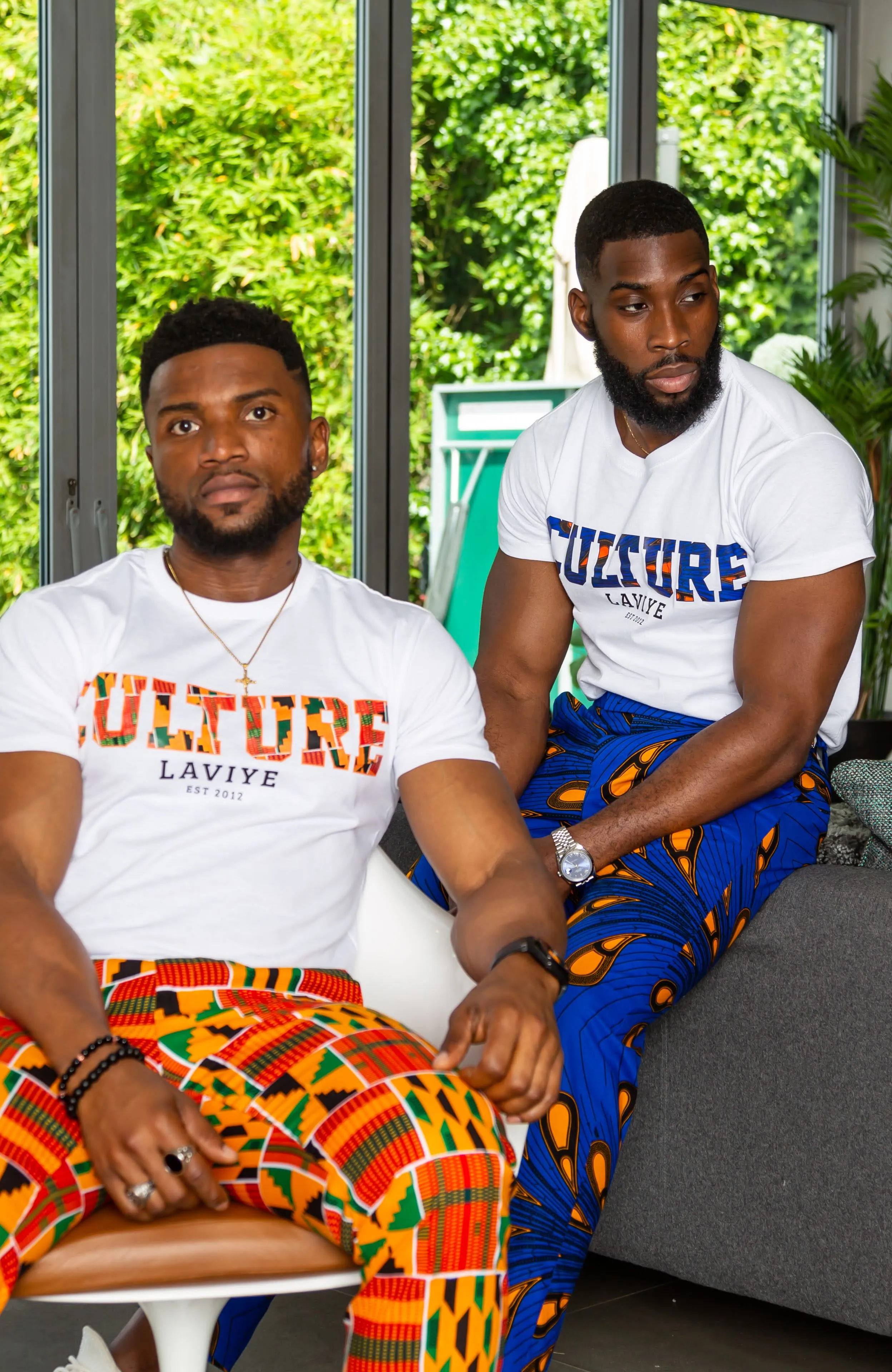 Men's African Print Culture Slogan T-shirt Unisex | KUMASI