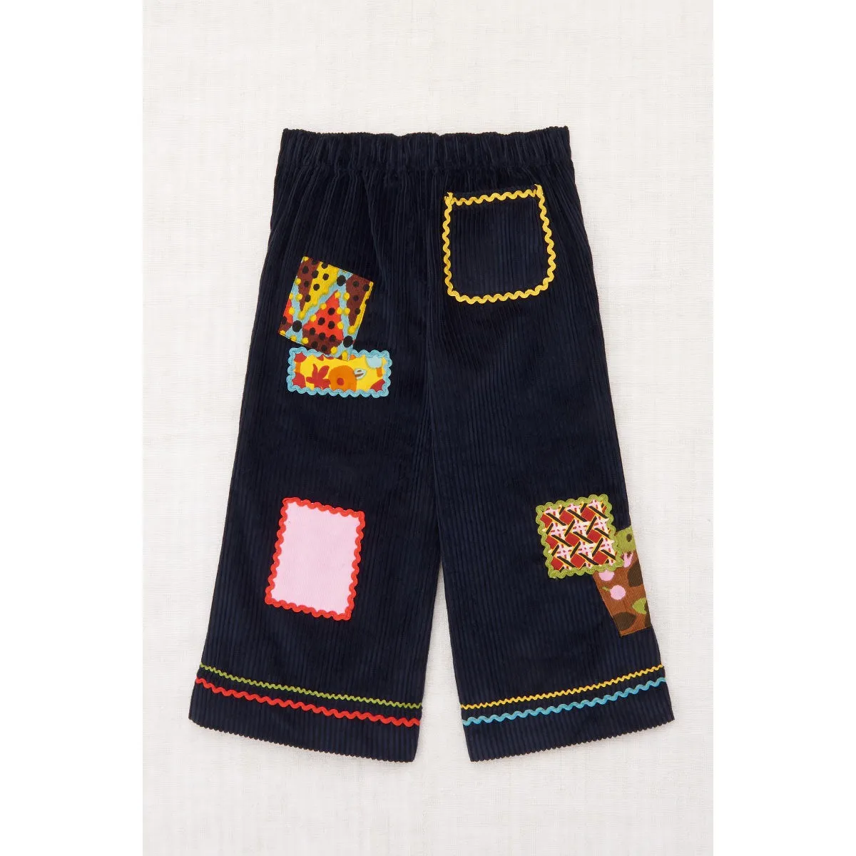 Misha & Puff - Corduroy patchwork kickstand pants - Ink