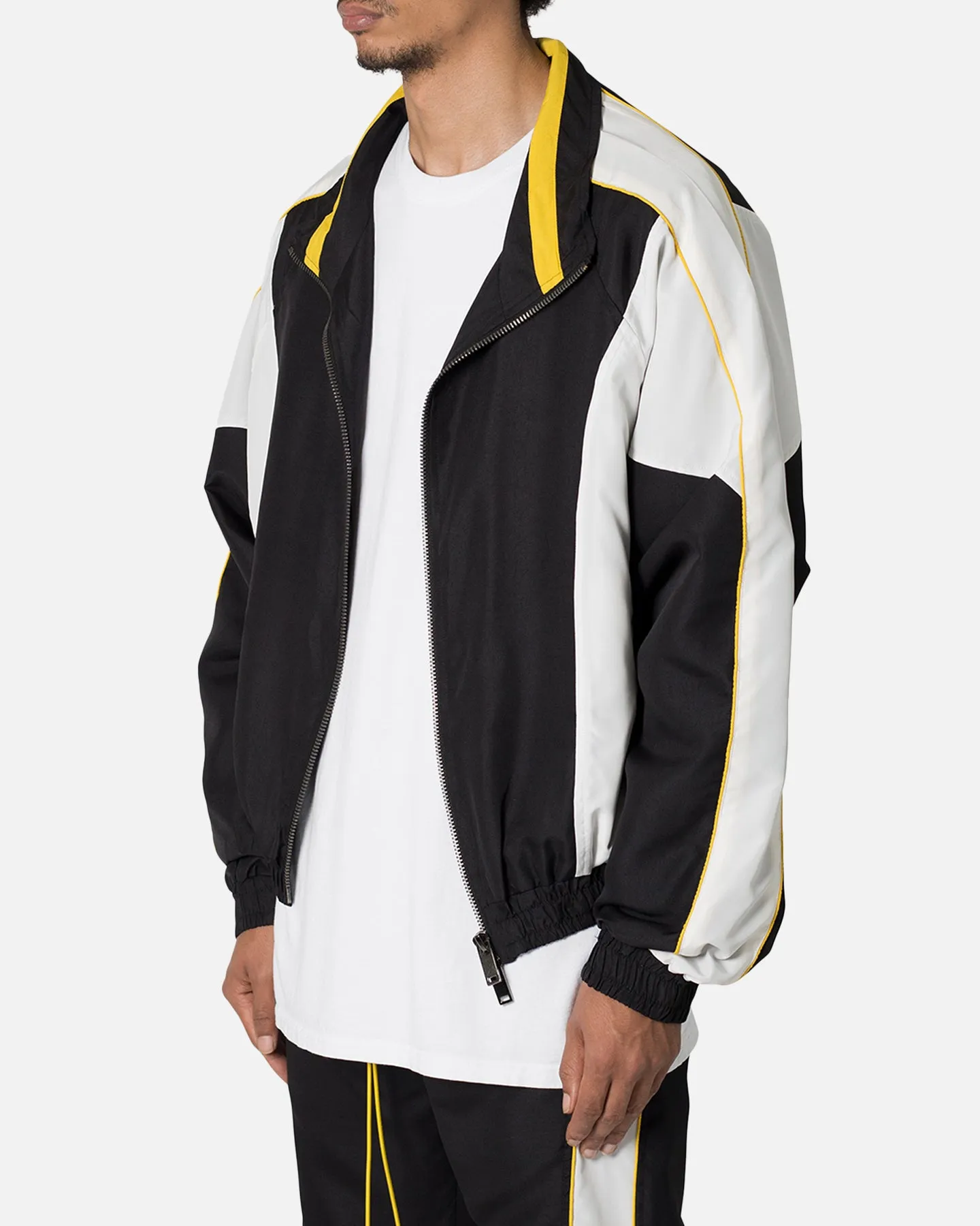 MNML Moto Racing Jacket Black/White